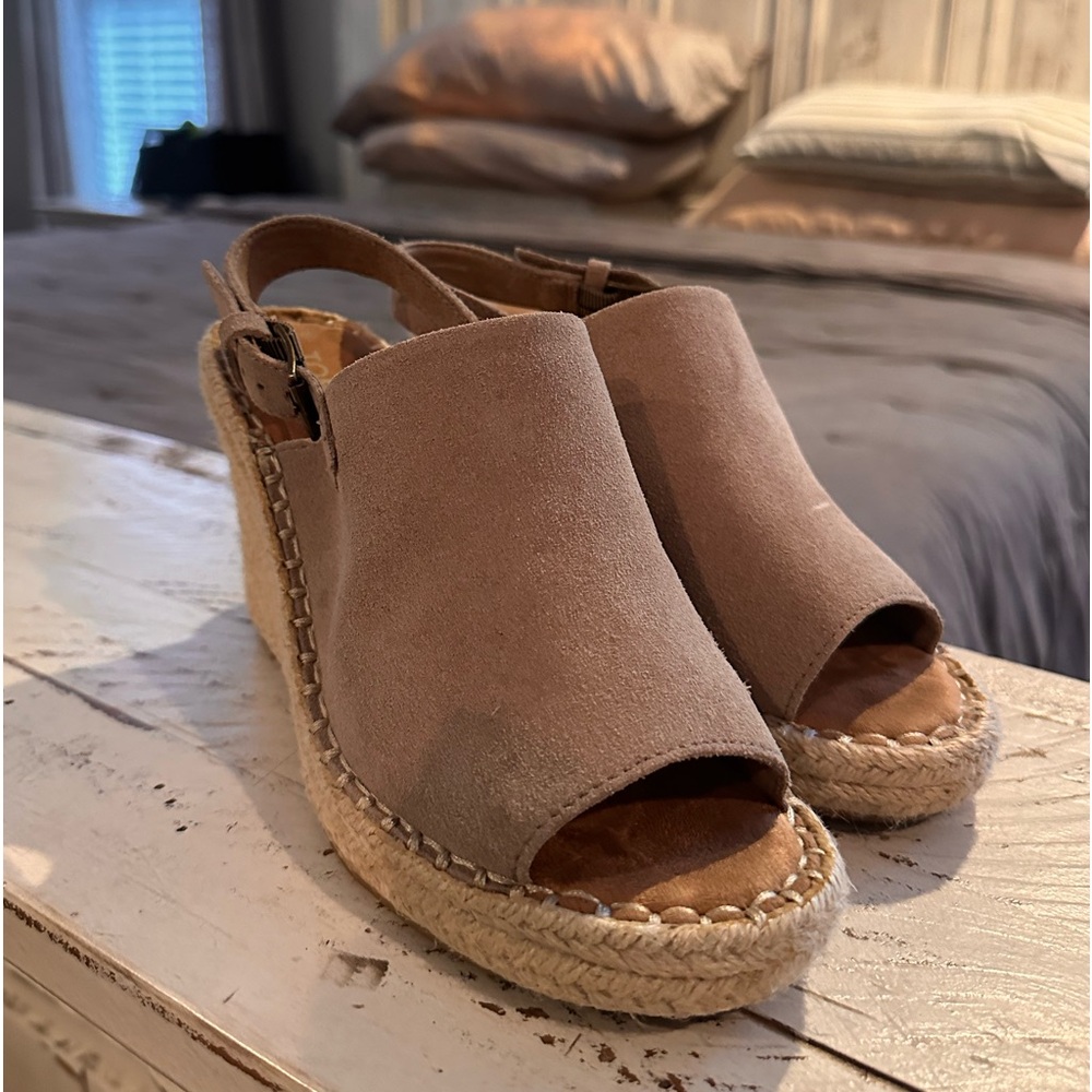 Tom’s wedges, basically new